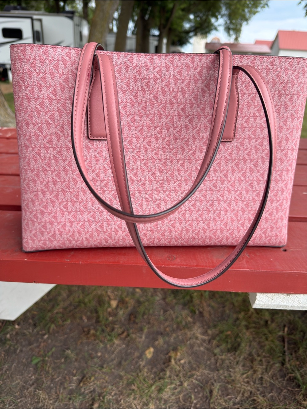Michael Kors Pink Signature MK Tote